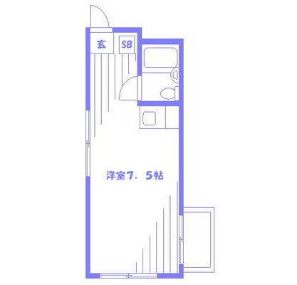 東京都文京区千駄木２丁目 賃貸マンション 1R