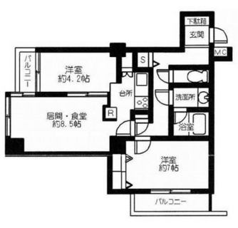 東京都文京区根津２丁目 賃貸マンション 2LDK