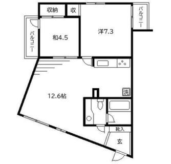 東京都文京区弥生２丁目 賃貸マンション 2LDK